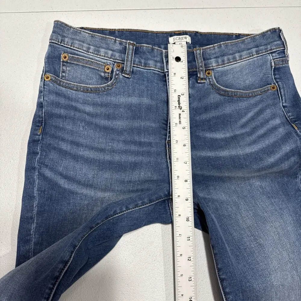 J.Crew Jeans Womens Size 27 Blue Skinny Stretch Denim Pants Casual - Picture 8 of 10